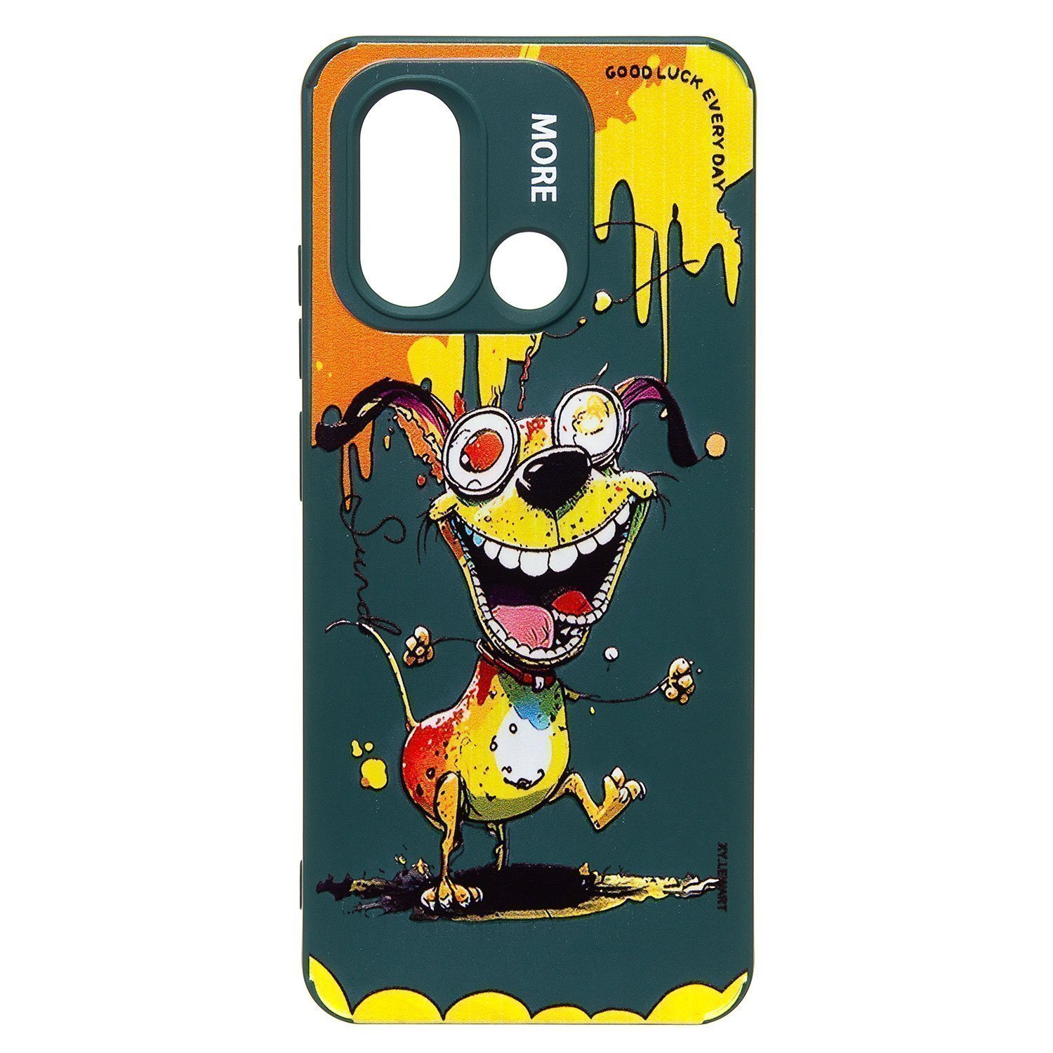 

Чехол Poco C55 (22127PC95I), Redmi 12C (22120RN86G) силиконовый (рис. 335/собака), Зеленый