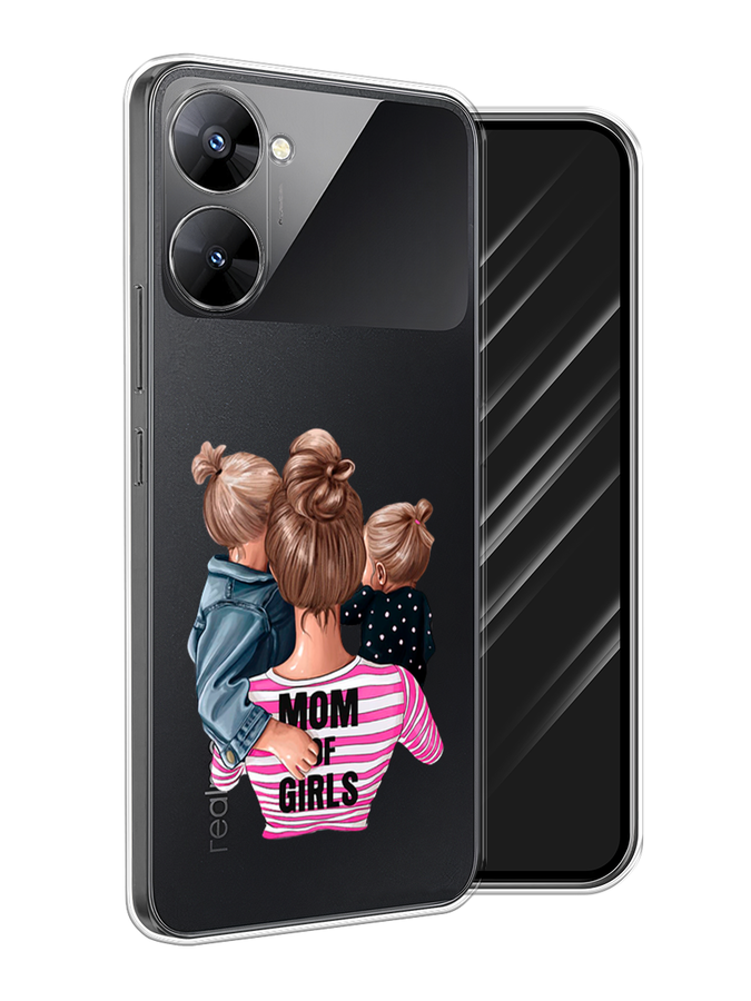 

Чехол Awog на Realme V30 5G/V30T 5G "Mom of Girls", Разноцветный, 2513450-6