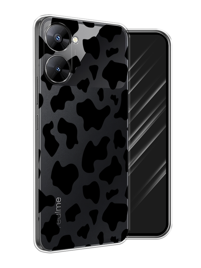 

Чехол Awog на Realme V30 5G/V30T 5G "Пятна коровы черные", Черный, 2513450-2