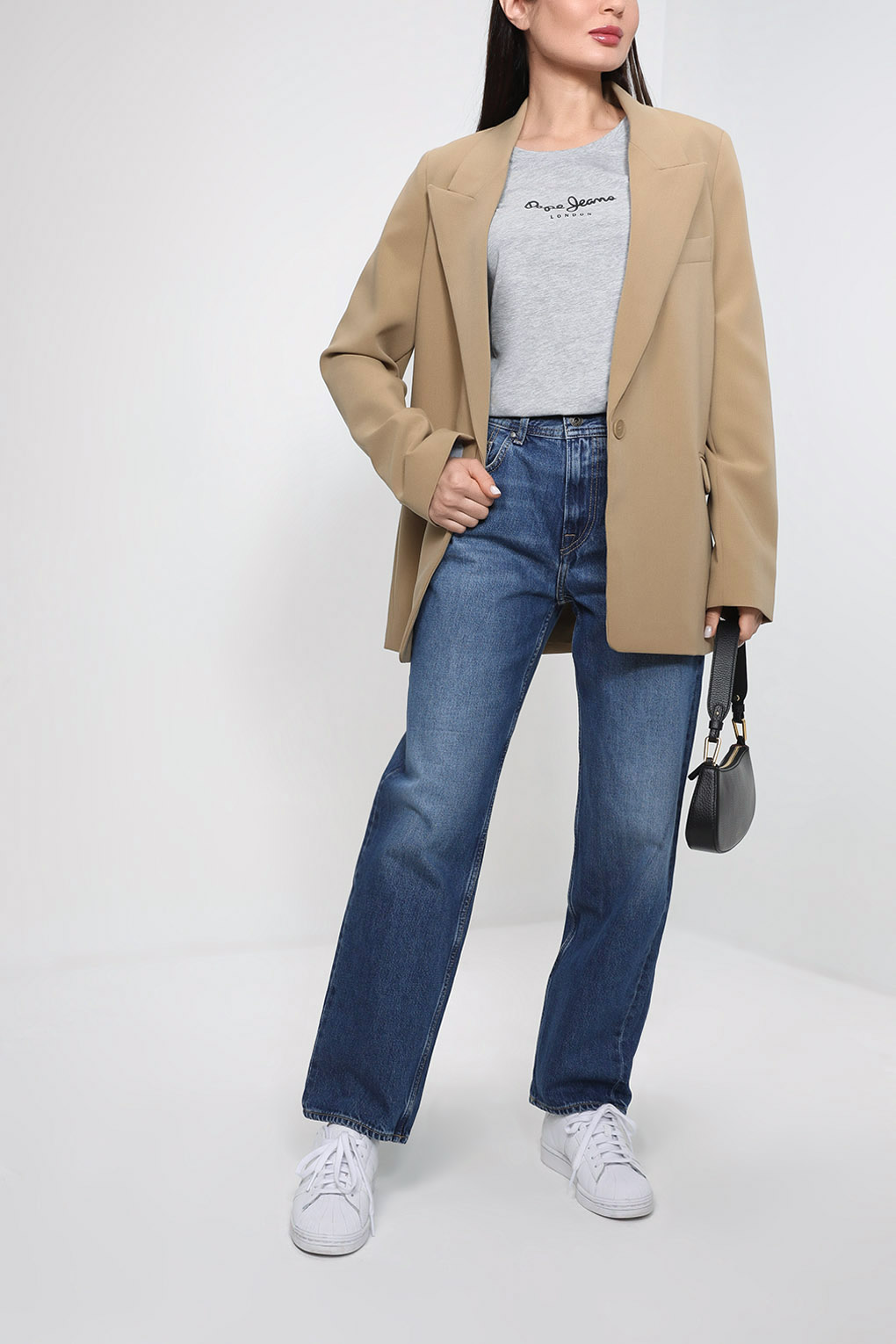 

Джинсы женские Pepe Jeans London PL204158HP3L синие 28, Синий, PL204158HP3L