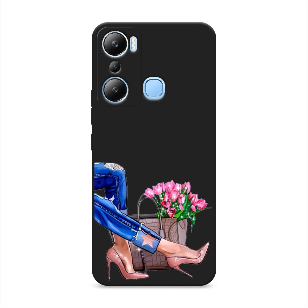

Чехол Awog на Infinix Hot 20i "Каблучки", Синий, 3102952-1