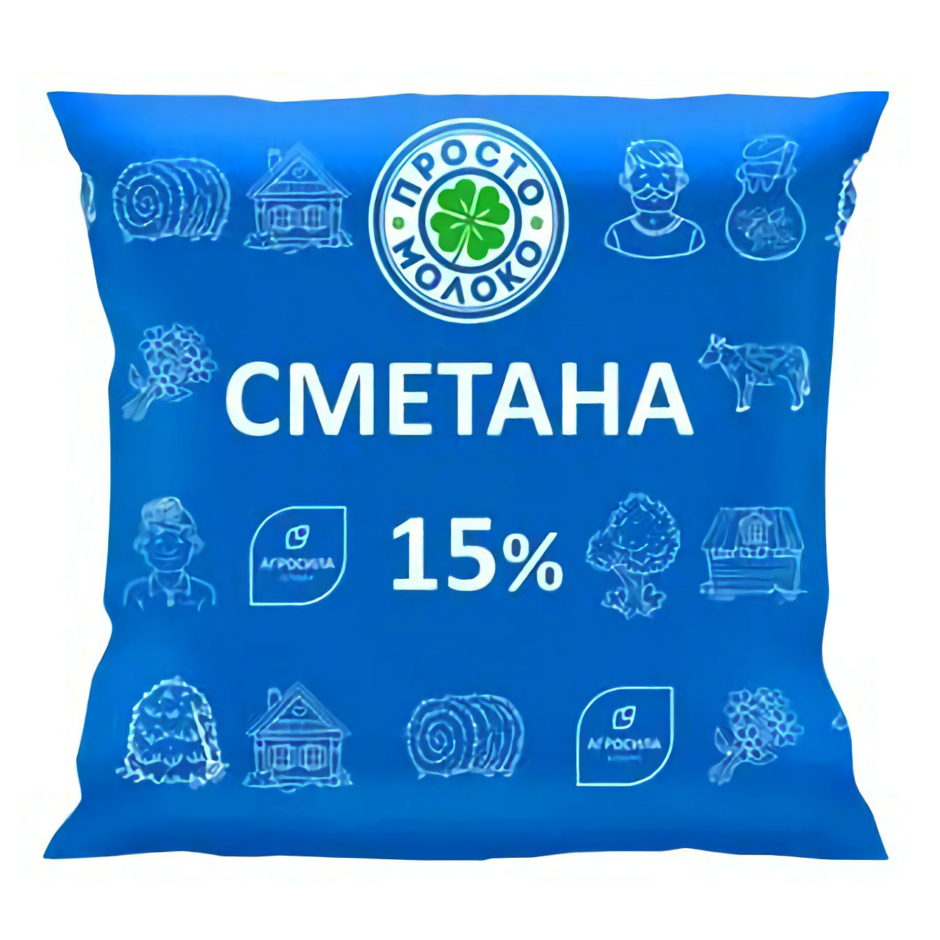 Сметана Просто молоко 15% 430 г