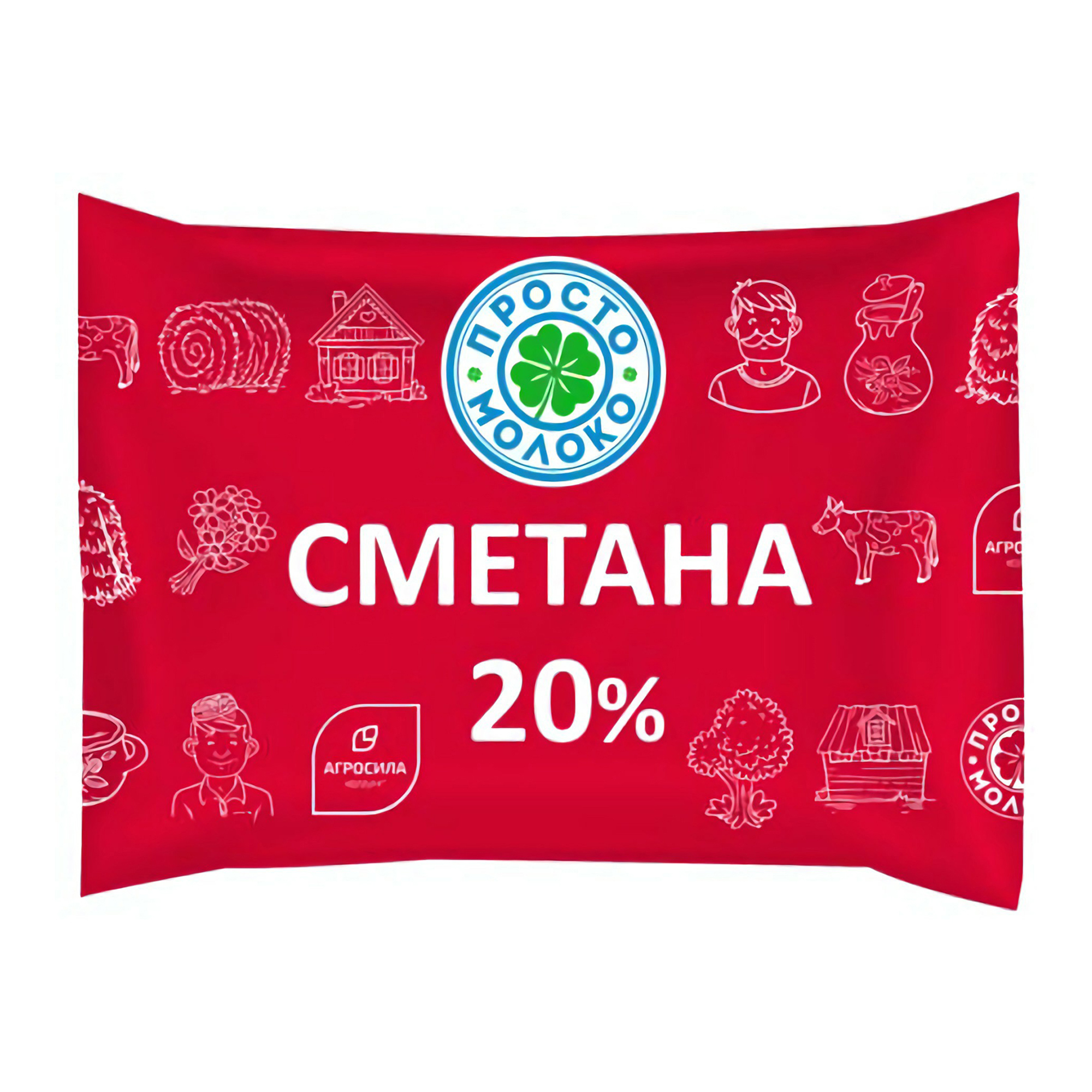 

Сметана Просто молоко 20% 220 г