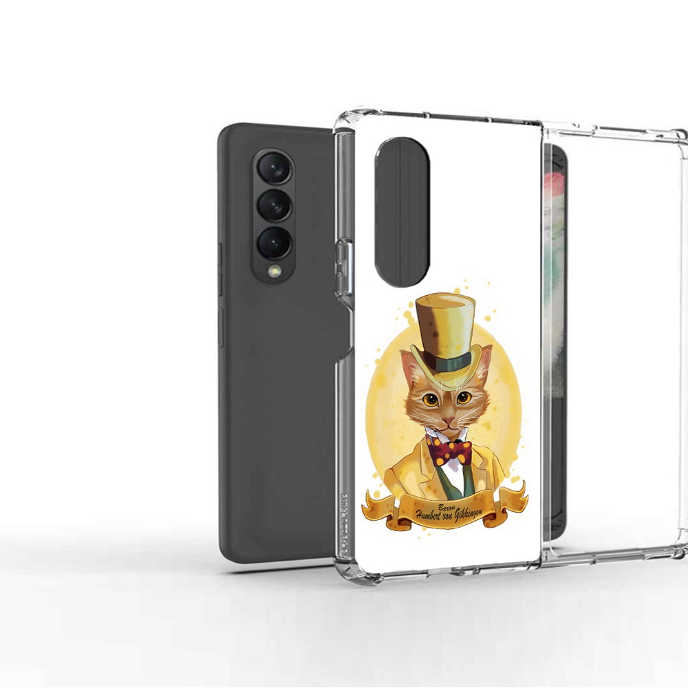 Чехол MyPads Tocco для Samsung Galaxy Z Fold2 кот юрист