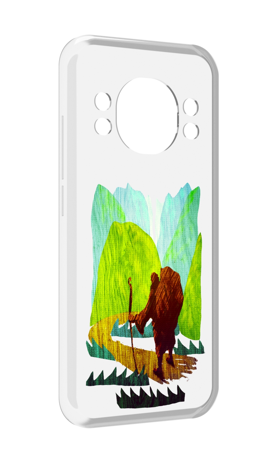 

Чехол MyPads Лесная тропа для Doogee S98 / S98 Pro, Прозрачный, Tocco