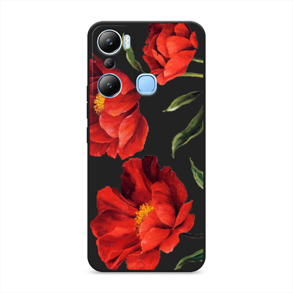 

Чехол Awog на Infinix Hot 20i "Красные маки", Красный, 3102952-1