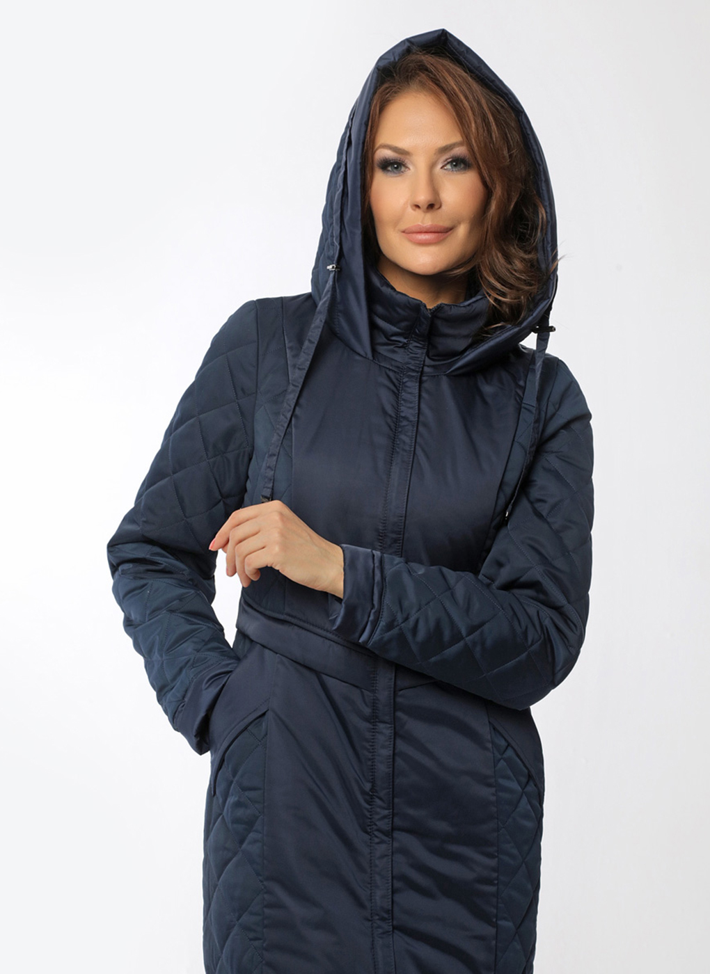 

Пуховик женский Каляев 60068 синий 46 RU, 60068