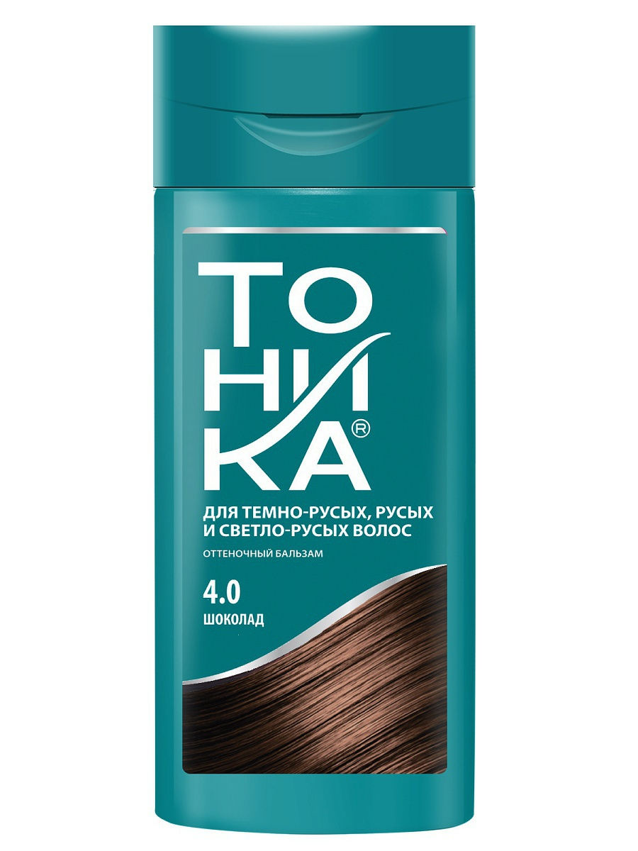 фото Оттеночный бальзам для волос тоника 4.0 шоколад, 150 мл