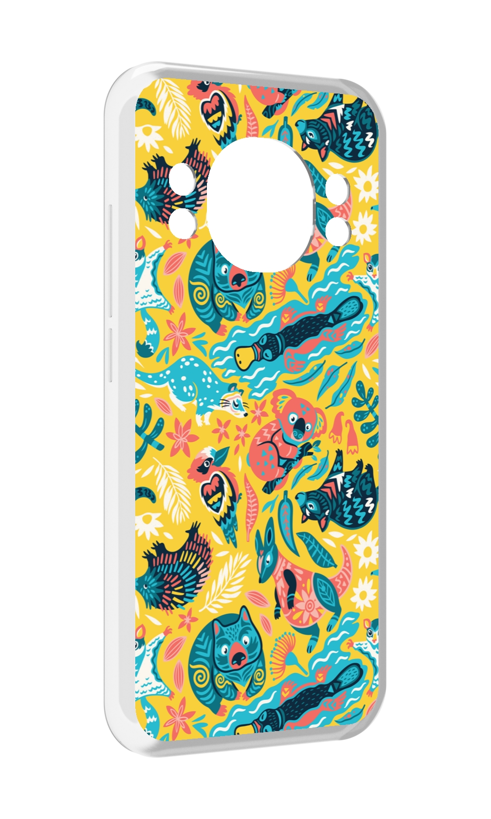 

Чехол MyPads seamless-pattern для Doogee S98 / S98 Pro, Прозрачный, Tocco