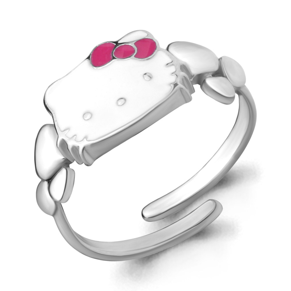 

Кольцо из серебра с эмалью р. 14,5 Aquamarine 54659_925_р, 54659_925_р