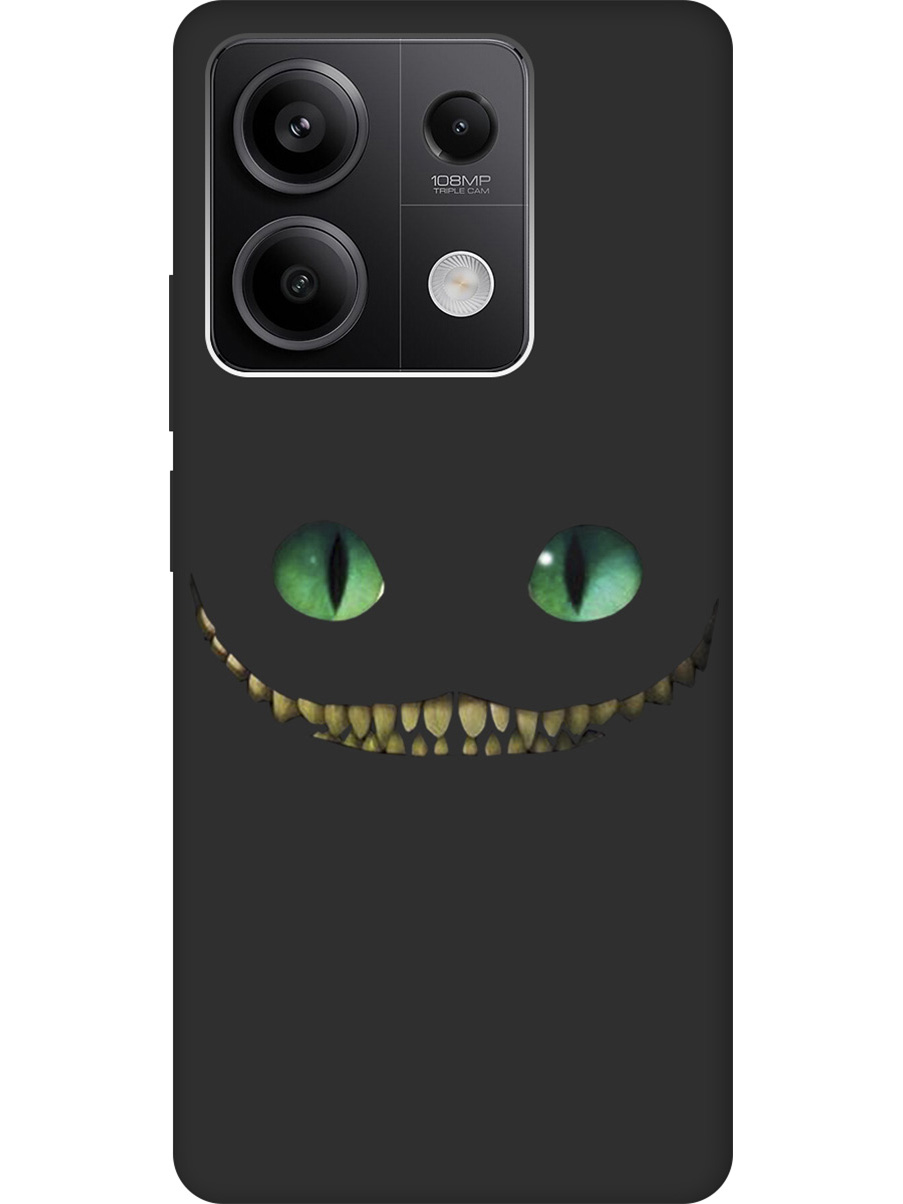 

Силиконовый чехол на Xiaomi Redmi Note 13 5g с рисунком "Cheshire Cat" Soft Touch черный, Черный;зеленый, 20012077