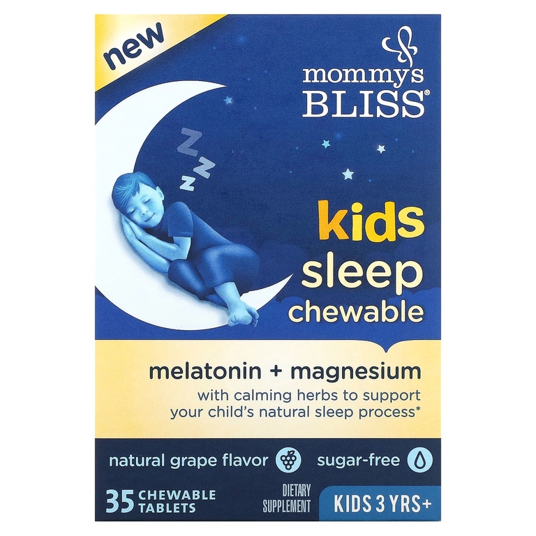

Пищевая добавка Mommy's Bliss, со вкусом винограда, 35 жевательных таблеток