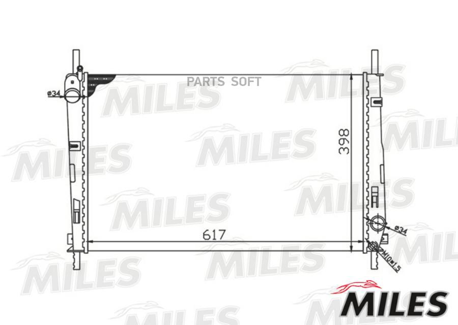 

MILES Радиатор MILES acrm078