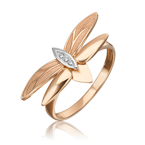 

Кольцо из золота р.  PLATINA jewelry 01-5495-00-101-1111, бриллиант, 01-5495-00-101-1111