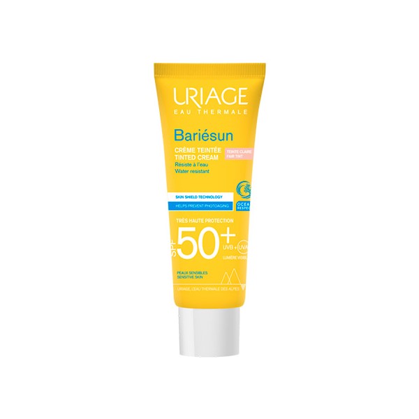 Тональный крем Uriage Bariesun Creme Teintee Claire светлый SPF50+, 50 мл