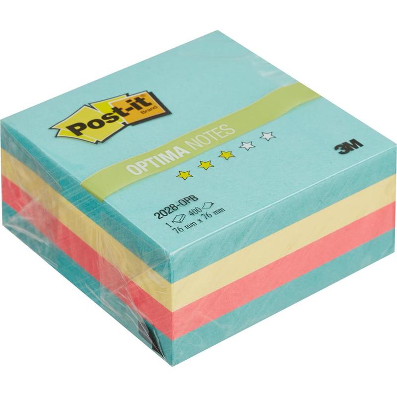 

Стикеры Post-it Original Зима 76х76 мм пастельные 3 цвета (1 блок, 400 л) 7100041033 41680