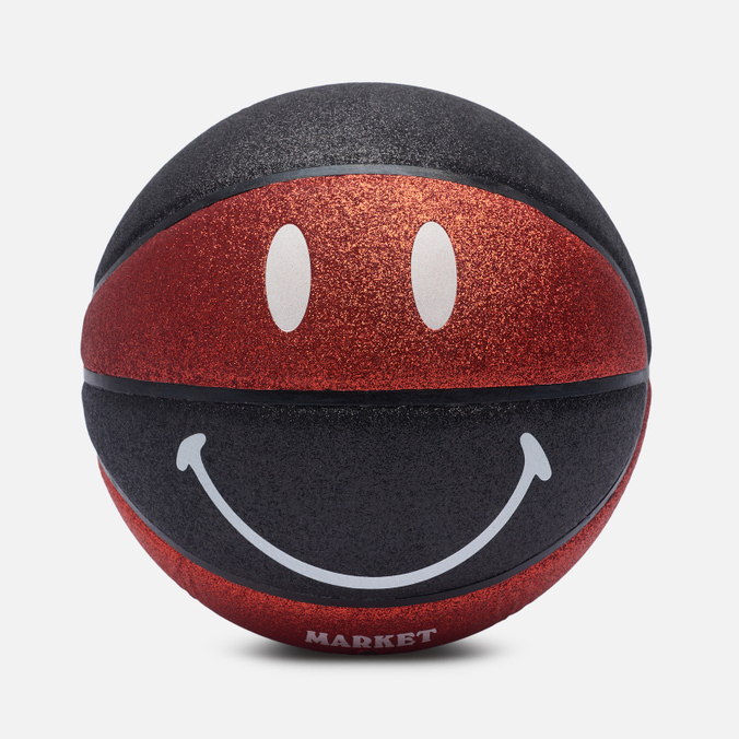 Баскетбольный мяч MARKET Smiley Glitter Windy City красный, Размер ONE SIZE