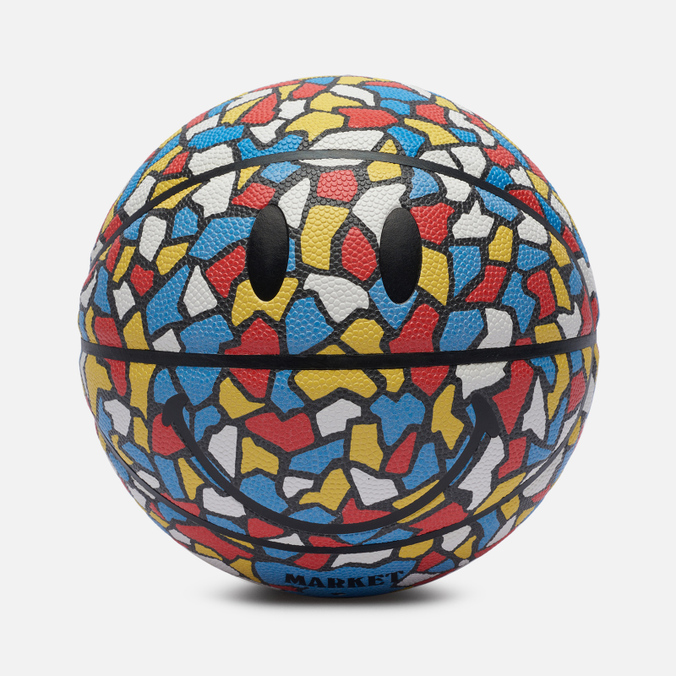 Баскетбольный мяч MARKET Smiley Mosaic комбинированный, Размер ONE SIZE
