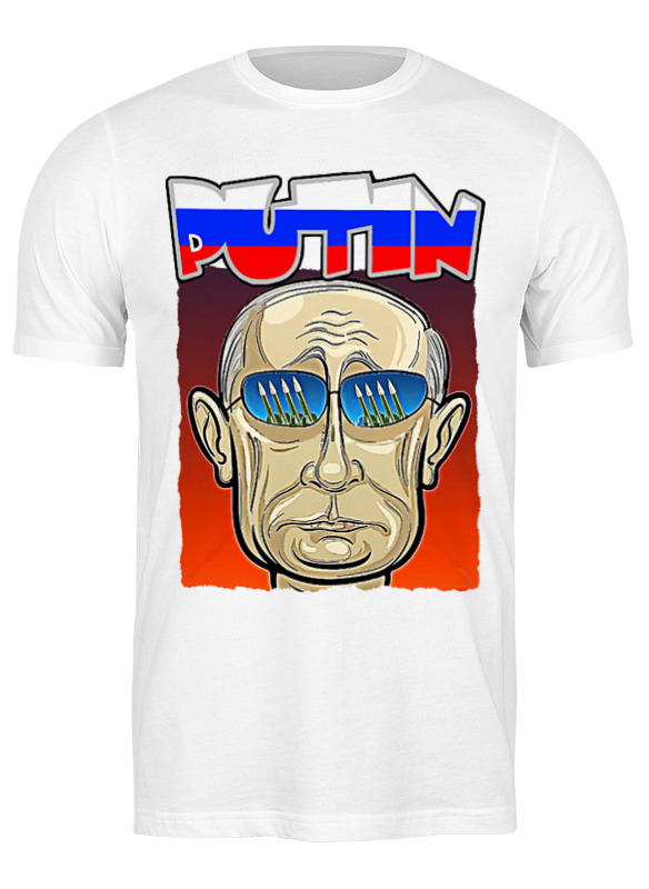 

Футболка мужская Printio Putin белая 3XL, Белый, Putin