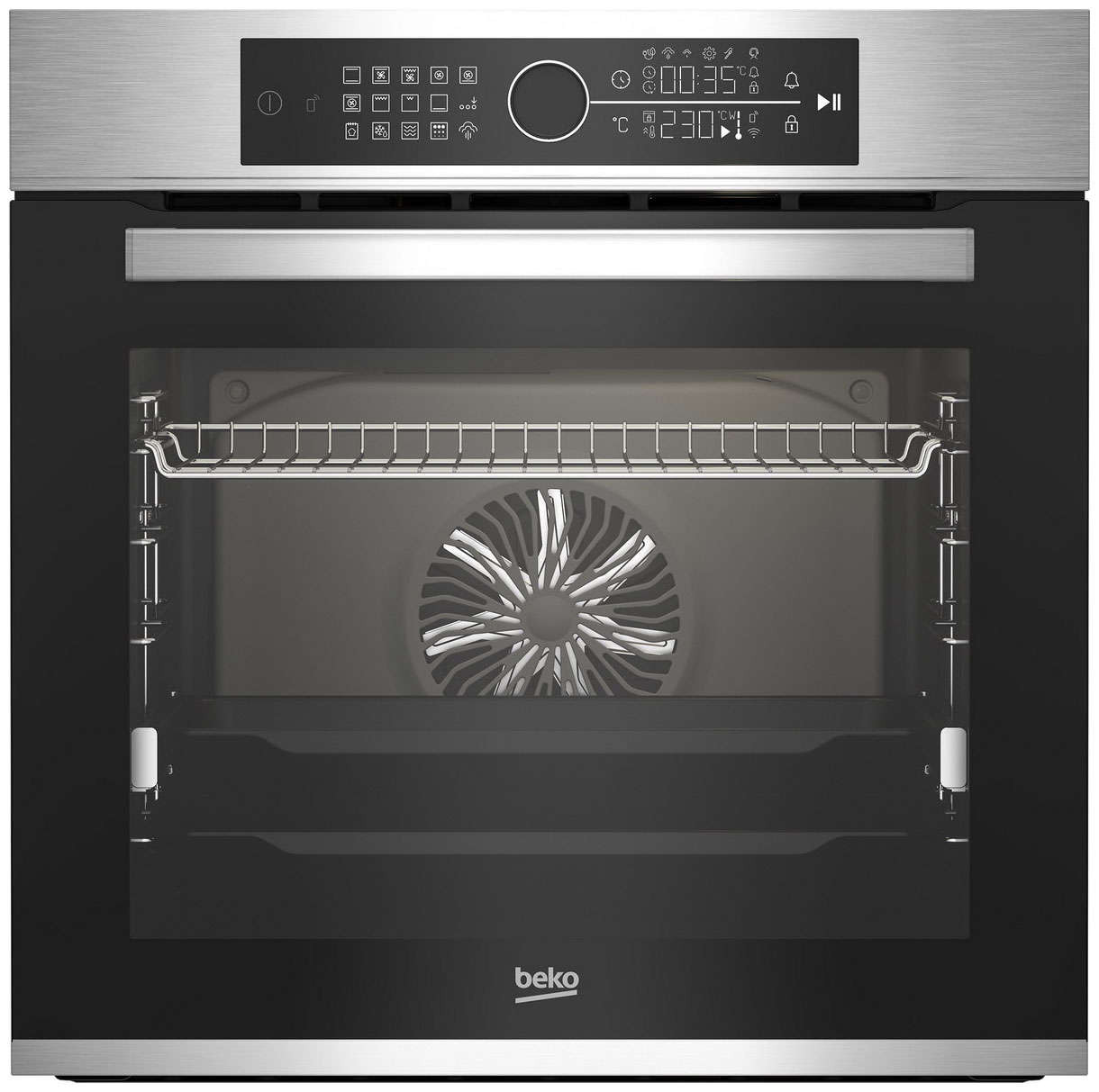 фото Встраиваемый электрический духовой шкаф beko bbim12400xcs silver