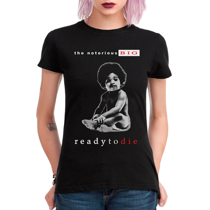 фото Футболка женская dream shirts the notorious b.i.g. - ready to die 927592111 черная 2xl