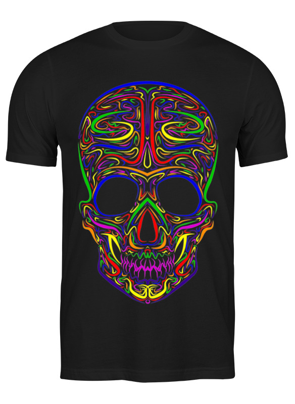

Футболка мужская Printio Skull art черная 3XL, Черный, Skull art