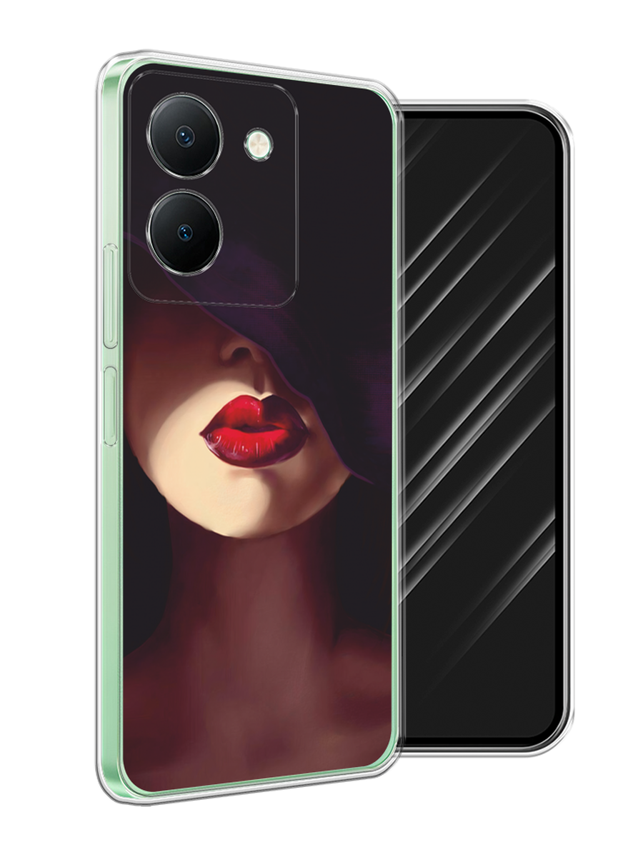 

Чехол Awog на Vivo Y27S "Красные губы", Черный;бежевый;красный, 269750-1
