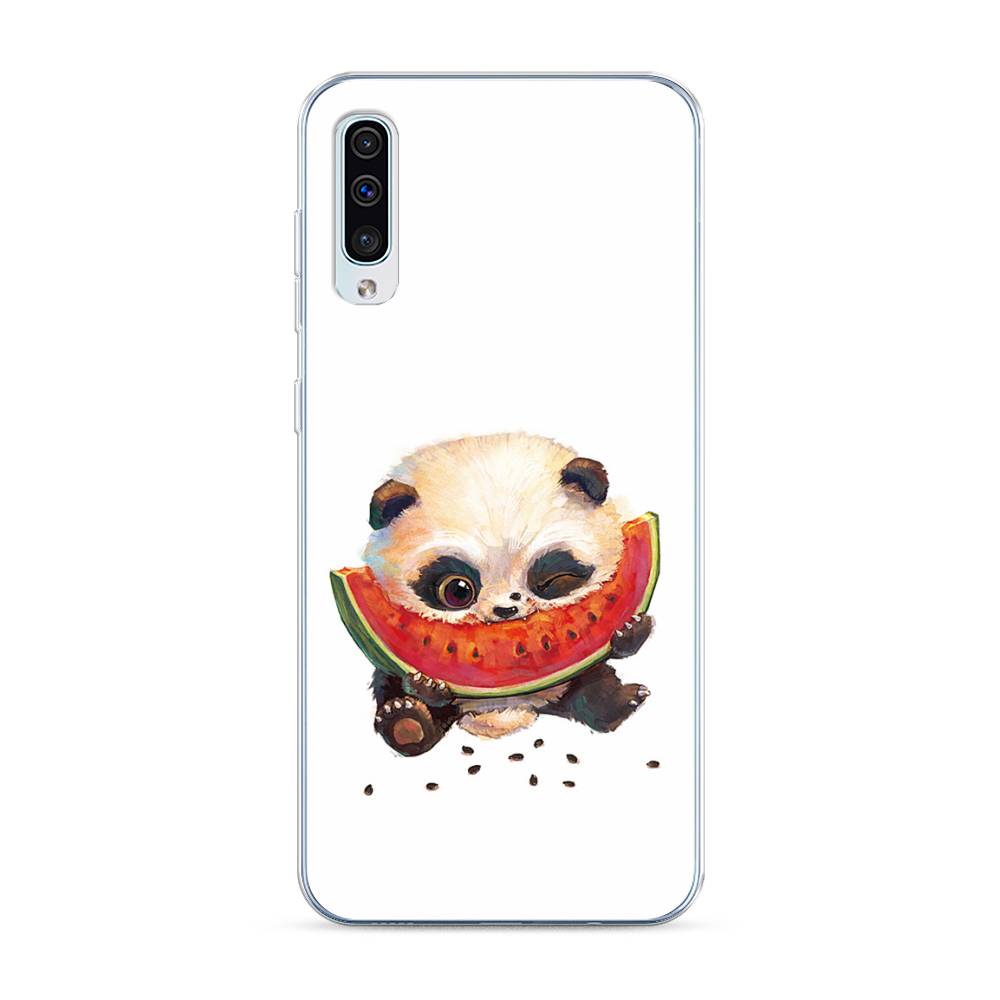 

Чехол Awog на Samsung Galaxy A50 "Малыш панды с арбузом", Разноцветный, 27750-1