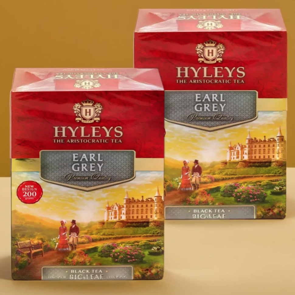 

Чай черный Hyleys Эрл Грей, 200 г х 2 шт