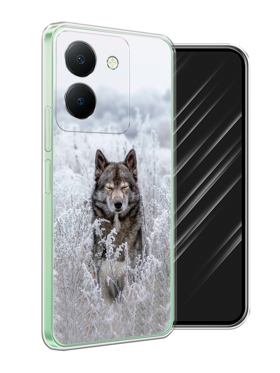 

Чехол Awog на Vivo Y27S "Волк в поле", Белый;черный, 269750-1