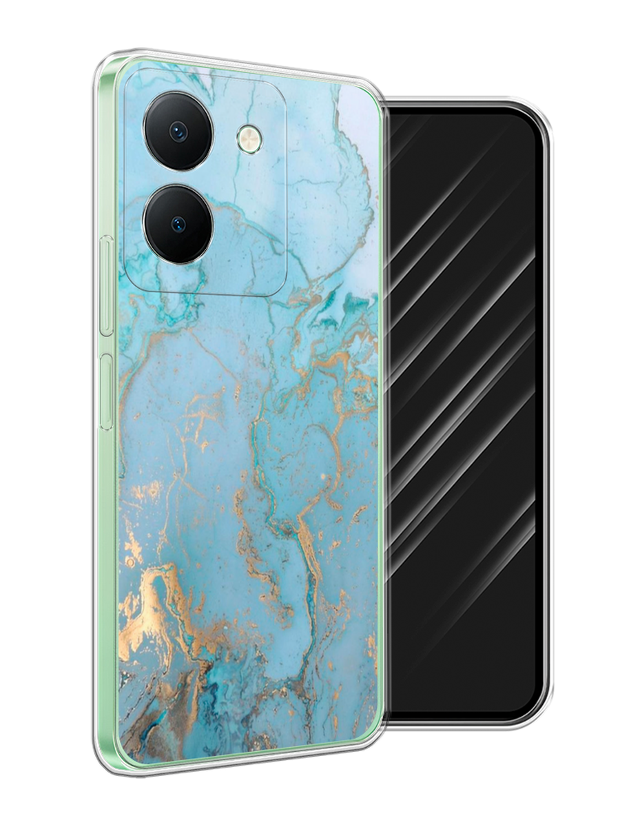 

Чехол Awog на Vivo Y27S "Голубой мрамор рисунок", 269750-1