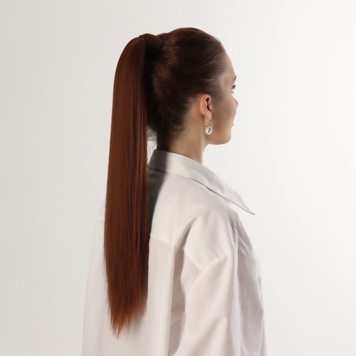 Хвост накладной, прямой волос, на резинке, 60 см, 100 гр, цвет светло-русый(#SHT30A) необыкновенная история про эмили и ее хвост