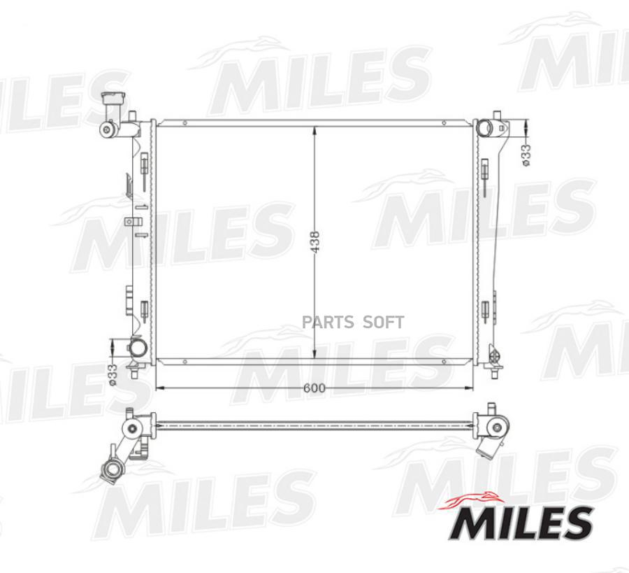 

MILES Радиатор MILES acrb053