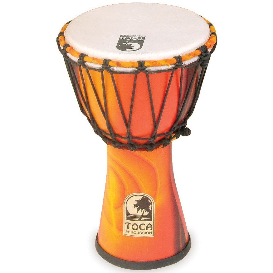 

Джембе TOCA SFDJ-7F Djembe Freestyle Rope Tuned Fiesta, SFDJ-7F Djembe Freestyle Rope Tuned Fiesta