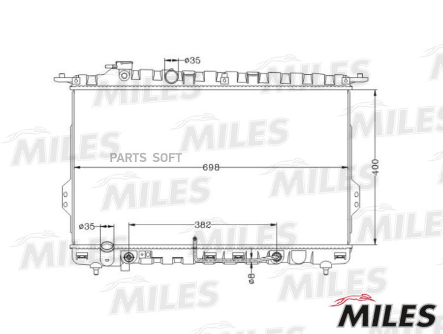

MILES Радиатор MILES acrb091