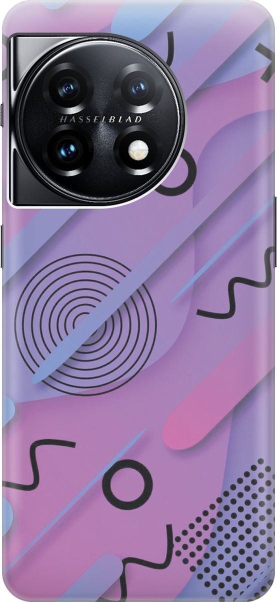 

Силиконовый чехол на OnePlus 11 с эффектом блеска "Сиреневый супрематизм", Голубой;розовый, 159472