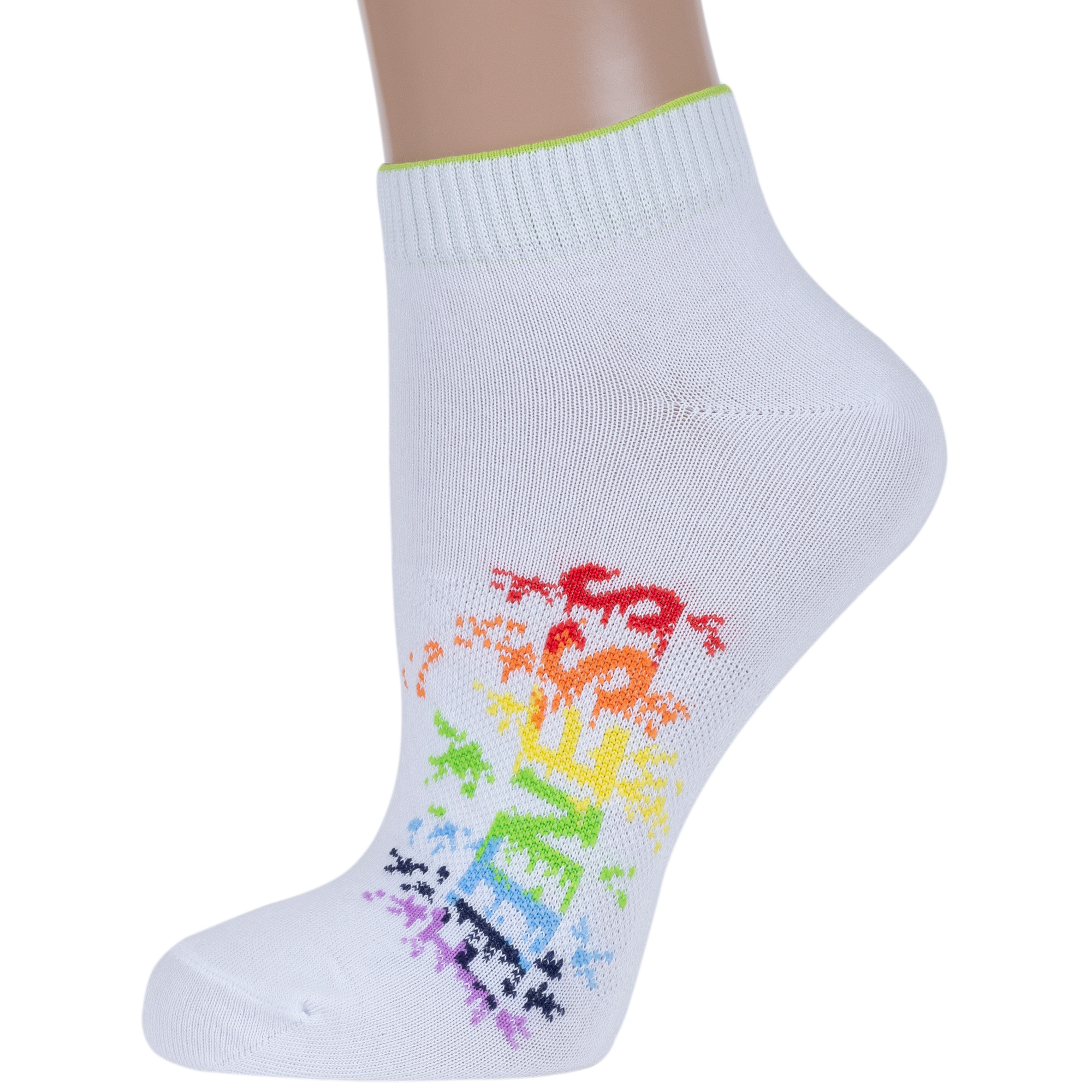 

Носки женские Гамма С1605 белые 23-25, С1605