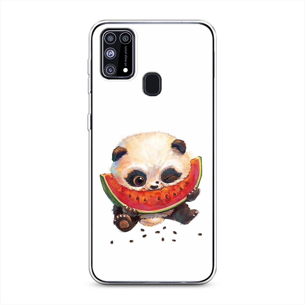 

Чехол Awog на Samsung Galaxy M31 / Самсунг M31 "Малыш панды с арбузом", Разноцветный, 2100750-1