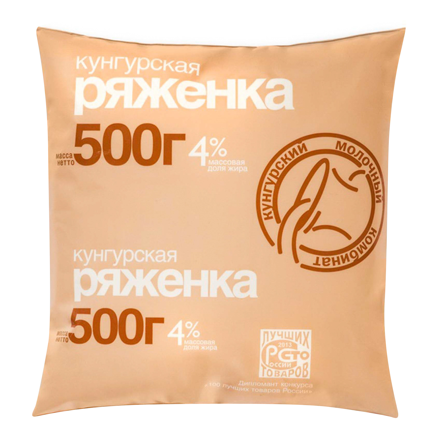 

Ряженка Кунгурский молочный комбинат Кунгурская 4% бзмж 500 мл