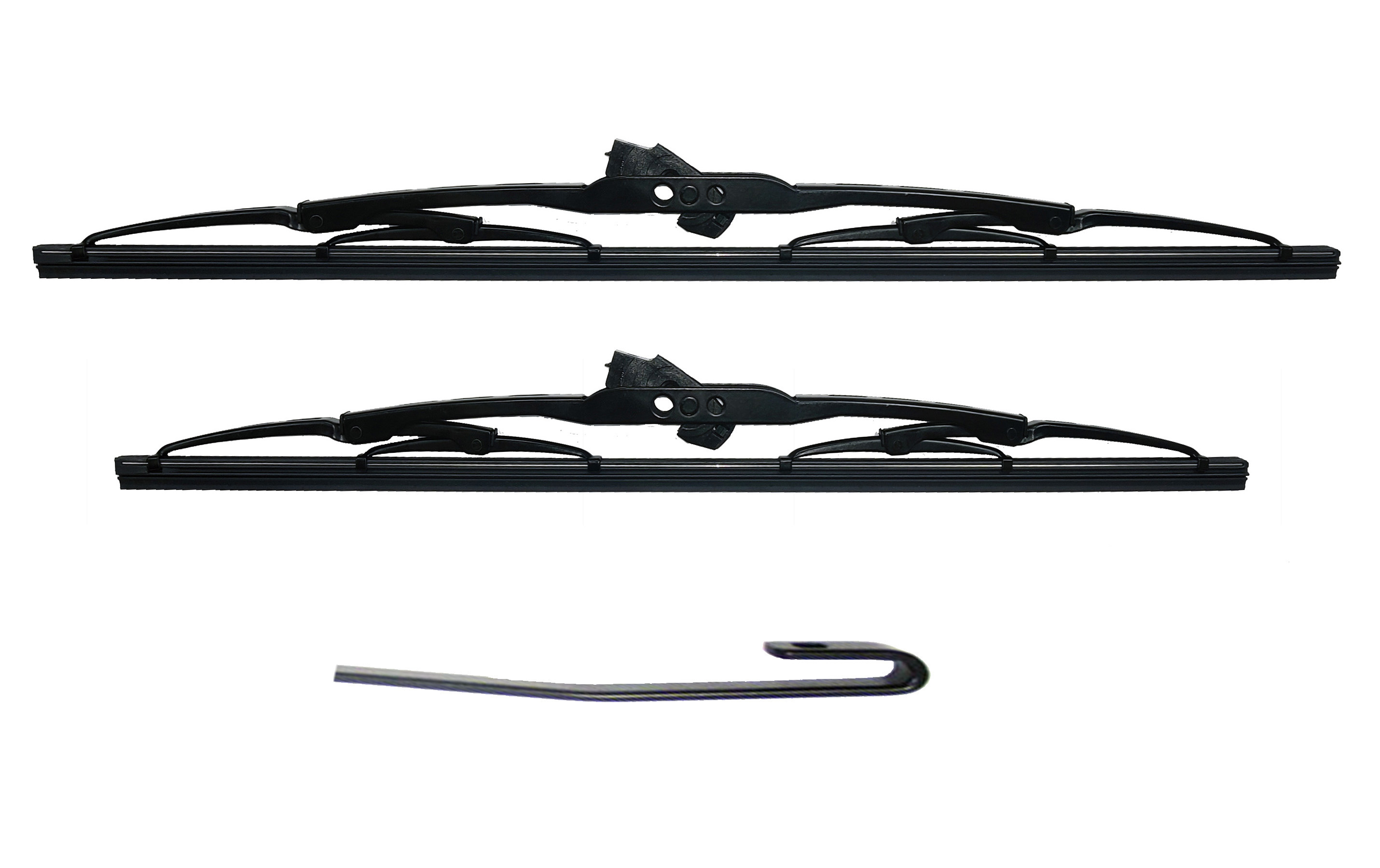 

Щетки стеклоочистителя (комплект 700 мм. и 700 мм.), FORA 4RA20.3030, каркасные, крючок.