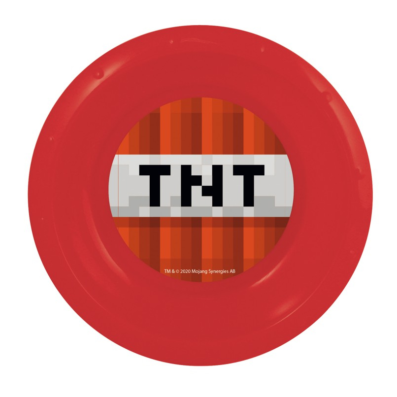 

Тарелка пластиковая Майнкрафт (18 см), 293190