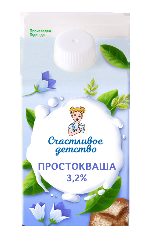 

Простокваша Счастливое детство 3,2% 450 мл