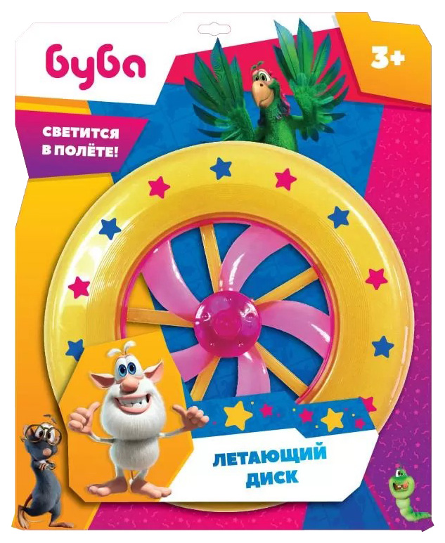 

Тарелка-фрисби БУБА Со светом и турбиной ИГРАЕМ ВМЕСТЕ в кор.120шт