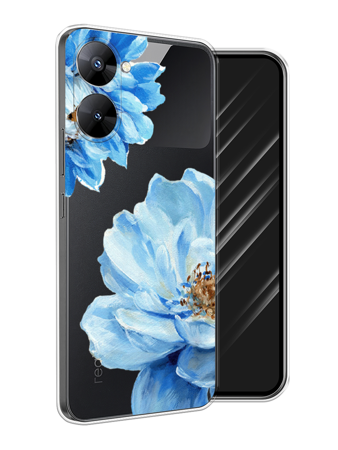 

Чехол Awog на Realme V30 5G/V30T 5G "Голубые клематисы", Голубой, 2513450-8