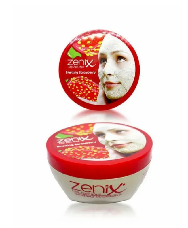 Очищающая глиняная маска для лица с ароматом клубники Zenix Clay Face Mask Strawberry