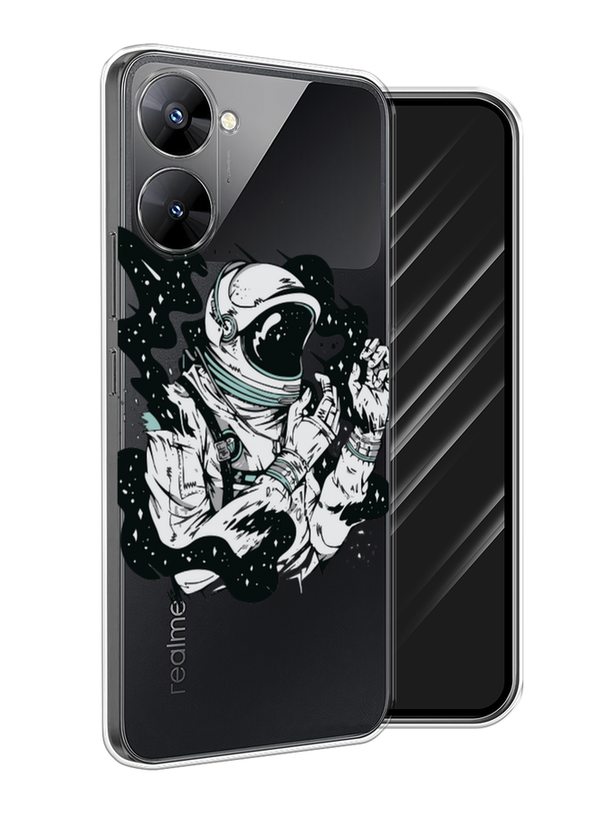 

Чехол Awog на Realme V30 5G/V30T 5G "Космонавт арт", Черный;бежевый;белый, 2513450-7