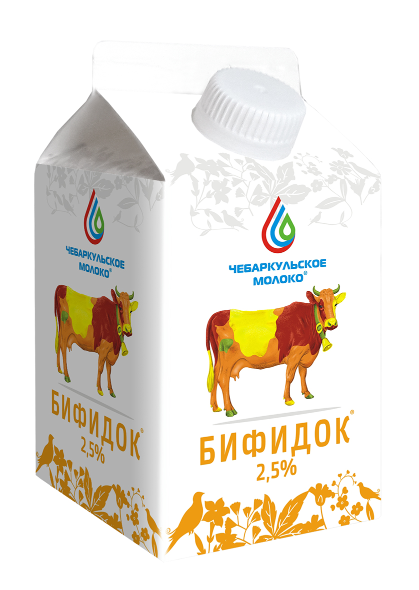 

Бифидок Чебаркульское молоко 2,5% 500 мл бзмж