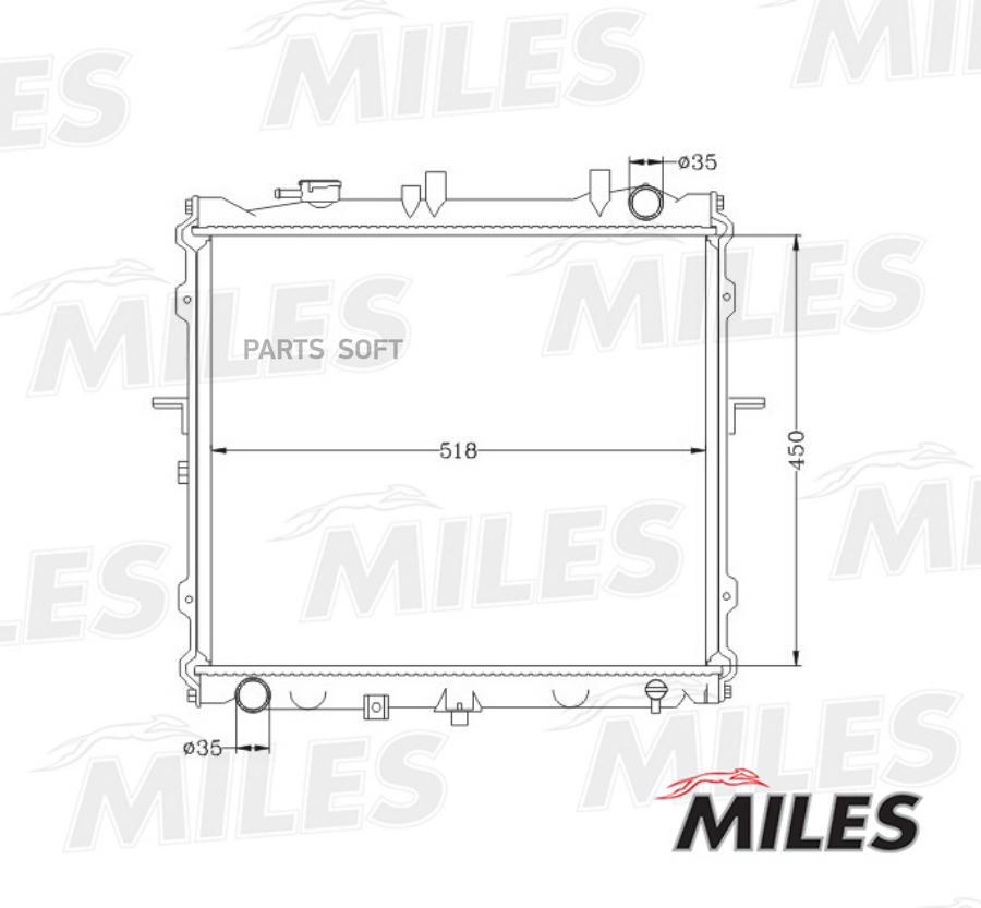 

MILES Радиатор MILES acrb029