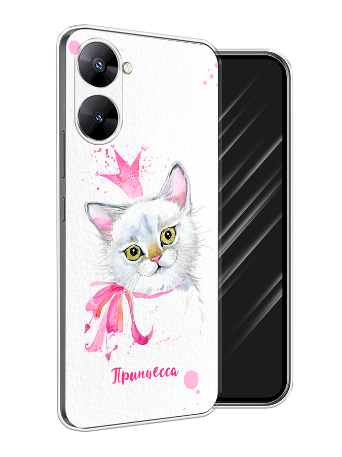 

Чехол Awog на Realme V30 5G/V30T 5G "Моя принцесса", Белый;розовый;серый, 2513550-6