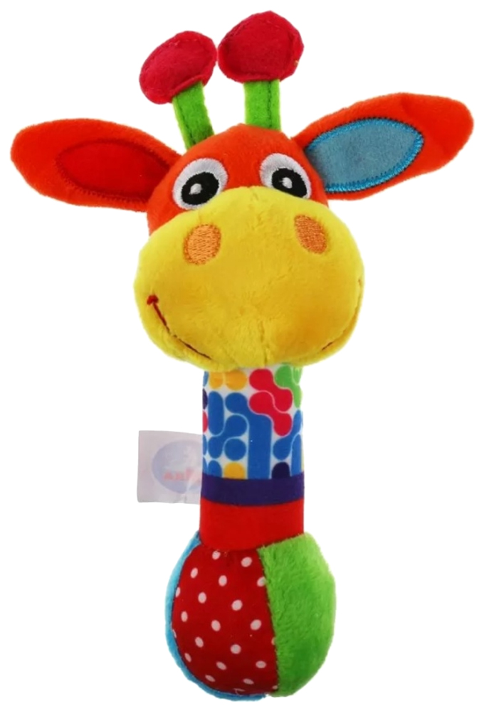 фото Текстильная игрушка погремушка жираф с мячиком умка rsd-g